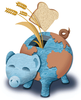 Illustration of the World Food Bank